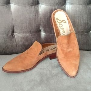 Sam Edelman Lewellyn Suède mule Cognac Size 4.5